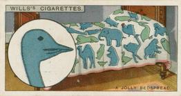 1930 Wills's Household Hints (2nd Series) #1 A Jolly Bedspread Front