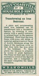 1930 Wills's Household Hints (2nd Series) #2 Transforming an Iron Bedstead Back