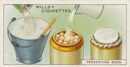 1930 Wills's Household Hints (2nd Series) #15 Preserving Eggs Front