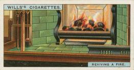 1930 Wills's Household Hints (2nd Series) #16 Reviving a Fire Front
