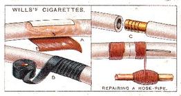 1930 Wills's Household Hints (2nd Series) #27 Repairing a Hose-pipe Front