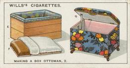1930 Wills's Household Hints (2nd Series) #29 Making a Box Ottoman - 2 Front