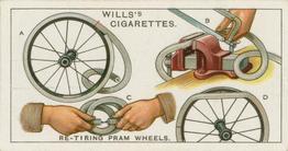 1930 Wills's Household Hints (2nd Series) #35 Re-tiring Pram Wheels Front