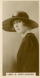 1930 J. Millhoff In the Public Eye #22 Lady D. Duff-Cooper Front