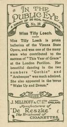 1930 J. Millhoff In the Public Eye #28 Tilly Losch Back
