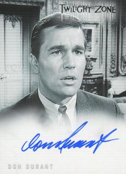 2005 Rittenhouse Twilight Zone Science and Superstition Series 4 - Autographs #A-70 Don Durant Front