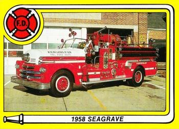 1983 K.F. Byrnes Ent. - Support Your Local Fire Department #11 1958 Seagrave Front