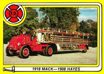 1983 K.F. Byrnes Ent. - Support Your Local Fire Department #14 1918 Mack - 1908 Hayes Front