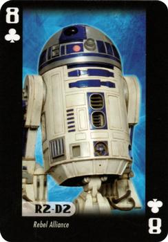 2007 Star Wars Fan Club Star Wars Heroes and Villains Playing Cards #8♣ R2-D2 Front