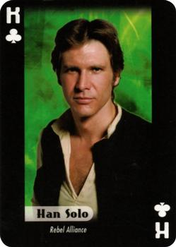 2007 Star Wars Fan Club Star Wars Heroes and Villains Playing Cards #K♣ Han Solo Front