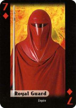 2007 Star Wars Fan Club Star Wars Heroes and Villains Playing Cards #7♦ Royal Guard Front