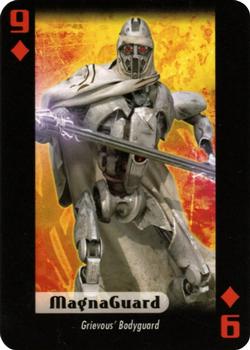2007 Star Wars Fan Club Star Wars Heroes and Villains Playing Cards #9♦ MagnaGuard Front