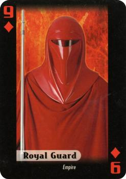 2007 Cartamundi Star Wars Villains Playing Cards #9♦ Royal Guard Front