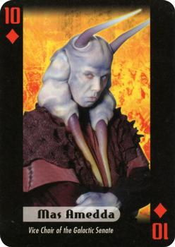 2007 Cartamundi Star Wars Villains Playing Cards #10♦ Mas Amedda Front