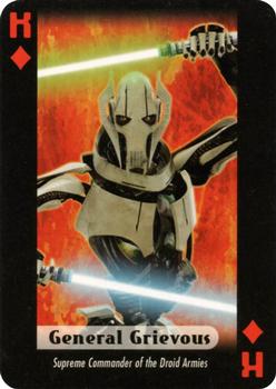 2007 Cartamundi Star Wars Villains Playing Cards #K♦ General Grievous Front