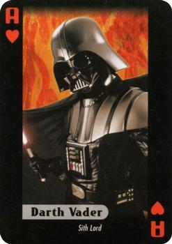 2007 Cartamundi Star Wars Villains Playing Cards #A♥ Darth Vader Front