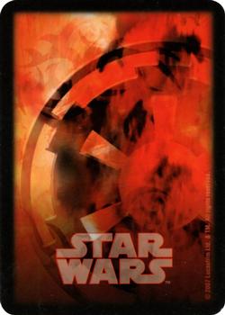 2007 Cartamundi Star Wars Villains Playing Cards #6♥ Stormtrooper Back