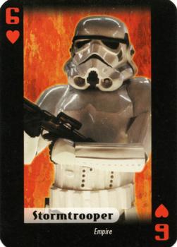 2007 Cartamundi Star Wars Villains Playing Cards #6♥ Stormtrooper Front