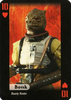 2007 Cartamundi Star Wars Villains Playing Cards #10♥ Bossk Front