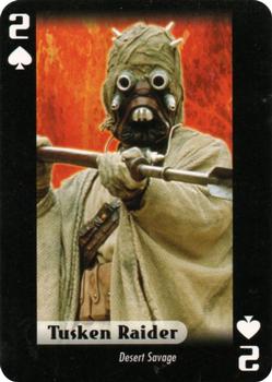 2007 Cartamundi Star Wars Villains Playing Cards #2♠ Tusken Raider Front