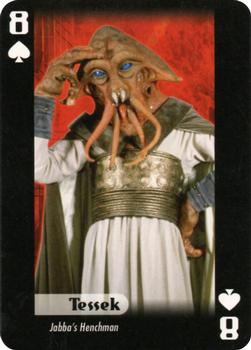 2007 Cartamundi Star Wars Villains Playing Cards #8♠ Tessek Front