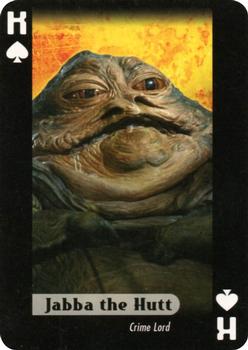 2007 Cartamundi Star Wars Villains Playing Cards #K♠ Jabba the Hutt Front