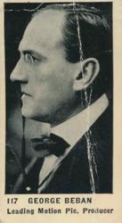 1922 Tobacco Products Corp Film Stars (C142) #117 George Beban Front