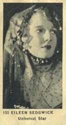 1922 Tobacco Products Corp Film Stars (C142) #135 Eileen Sedgwick Front