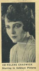 1922 Tobacco Products Corp Film Stars (C142) #158 Helene Chadwick Front