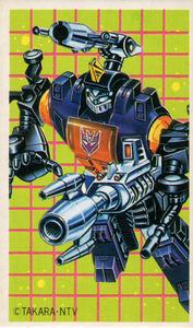 1985 Japanese Takara Transformers Menko #NNO Bombshell Front