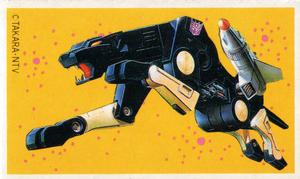 1985 Japanese Takara Transformers Menko #NNO Ravage Front