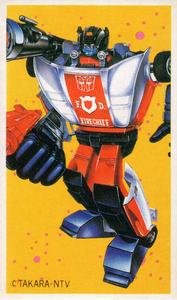 1985 Takara/NTV Transformers Menko (Japanese) #NNO Red Alert Front