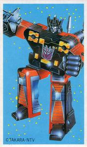 1985 Japanese Takara Transformers Menko #NNO Rumble Front