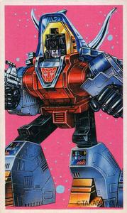 1985 Japanese Takara Transformers Menko #NNO Slag Front