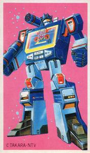 1985 Takara/NTV Transformers Menko (Japanese) #NNO Soundwave Front