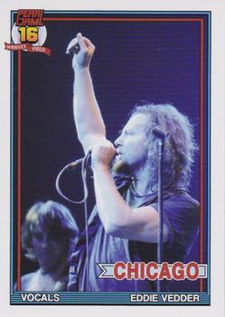 2016 Pearl Jam Chicago #NNO Eddie Vedder Front