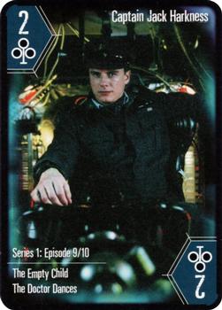 2004 Cartamundi Doctor Who Playing Cards #2♣ Captain Jack Harkness Front