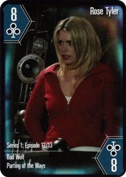 2004 Cartamundi Doctor Who Playing Cards #8♣ Rose Tyler Front