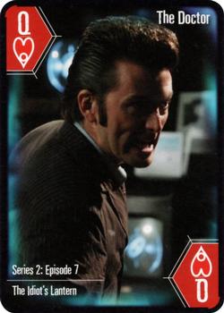 2004 Cartamundi Doctor Who Playing Cards #Q♥ The Tenth Doctor Front