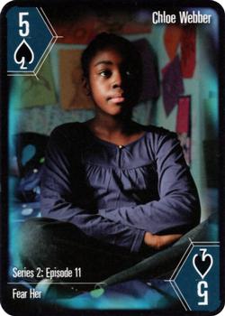 2004 Cartamundi Doctor Who Playing Cards #5♠ Chloe Webber Front