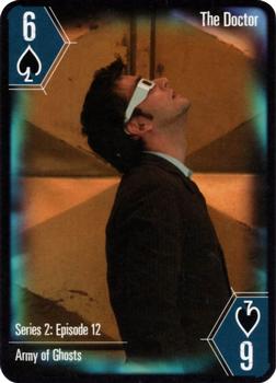 2004 Cartamundi Doctor Who Playing Cards #6♠ The Tenth Doctor Front