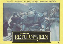 1983 Monty Fabrieken Return of the Jedi Mini Cards #15 Gamorrean Guard Front