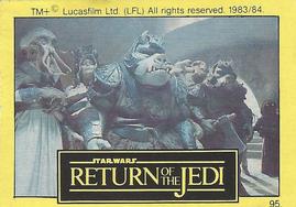 1983 Monty Fabrieken Return of the Jedi Mini Cards #95 Gamorrean Guard Front