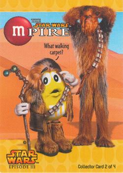 2005 Costco Star Wars M&M Candies Mpire #2 Chewbacca Front