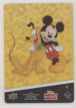 2020 Upper Deck Disney's Mickey Mouse - Acetate #4 Mickey Mouse / Pluto Back