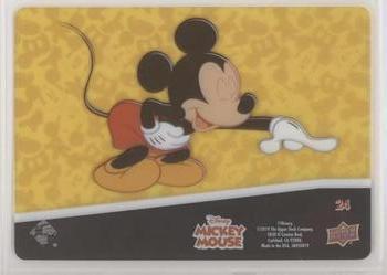 2020 Upper Deck Disney's Mickey Mouse - Acetate #24 Mickey Mouse Back