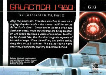 2004 Rittenhouse The Complete Battlestar Galactica - Galactica 1980 #G10 The Super Scouts: Part II Back
