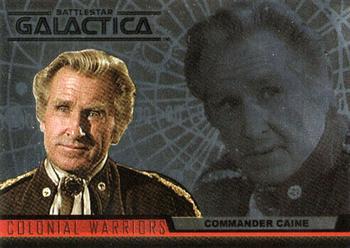 2004 Rittenhouse The Complete Battlestar Galactica - Colonial Warriors #CW2 Commander Caine Front