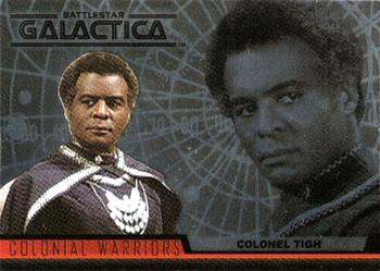 2004 Rittenhouse The Complete Battlestar Galactica - Colonial Warriors #CW3 Col. Tigh Front