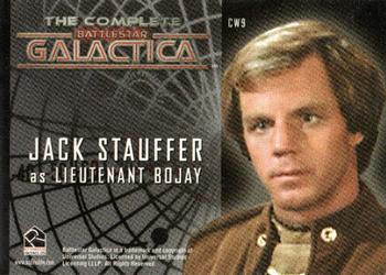 2004 Rittenhouse The Complete Battlestar Galactica - Colonial Warriors #CW9 Lt. Bojay Back
